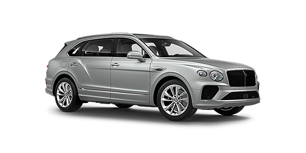 Bentley Perth Bentley Bentayga EWB front side angled view in Moonbeam coloured exterior. 